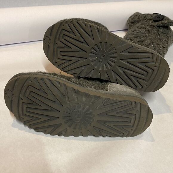 UGG Cardy Lattice Boots - Gray size 6 - Picture 4 of 8